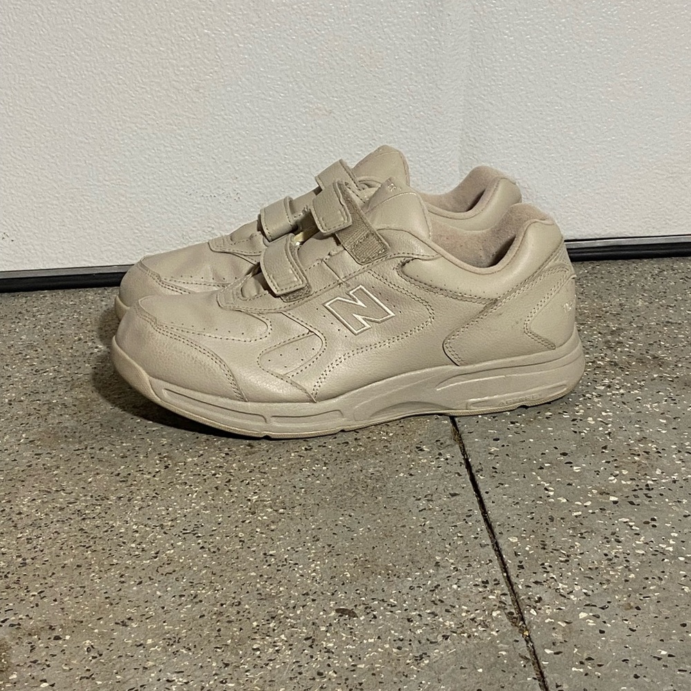 New Balance Beige Velcro Sneakers Size 11